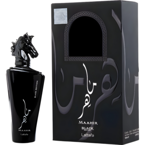 ادو پرفیوم ماهر مشکی از برند لطافه (ماهر بلک ادیشن) (LATTAFA MAAHIR BLACK EDITION EDP 100ml) اورجینال